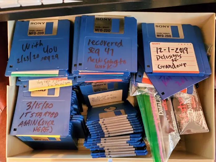 WitheringWithout: old floppy disks full of old songs