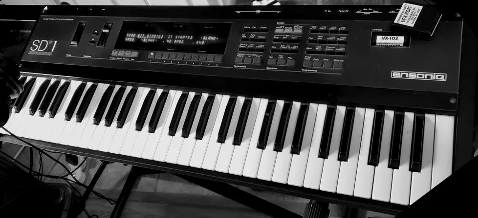 The Ensoniq SD-1 keyboard, WitheringWithout's first synthesizer